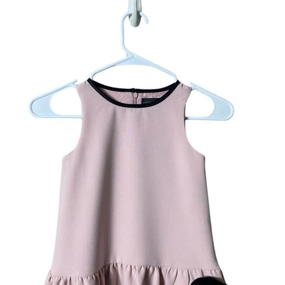 Victoria Beckham Girl Blush Flower Pocket Drop Waist Dress Size XS Pink … - Picture 6 of 10